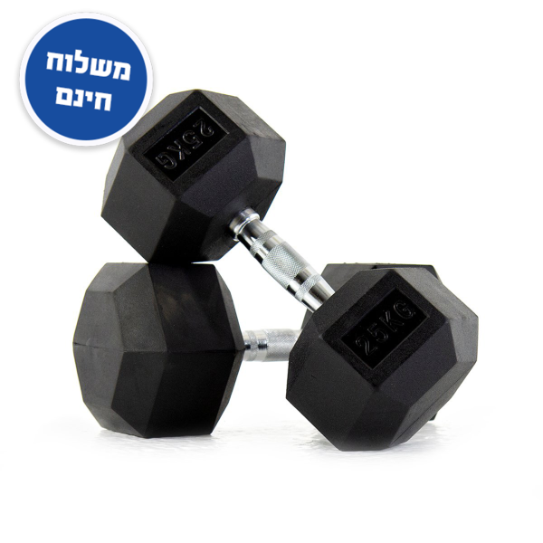 זוג דמבלים 25 ק"ג