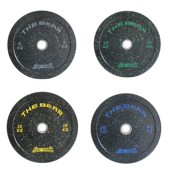 סט פלטות 100 ק”ג – The Bear CRUMB Bumper Plates