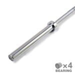 מוט אולימפי The Bear Olympic Crossfit bar 15kg (שחור/כסוף לבחירה)